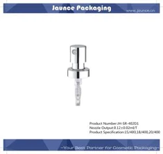 Atomizador cosmético de alumínio